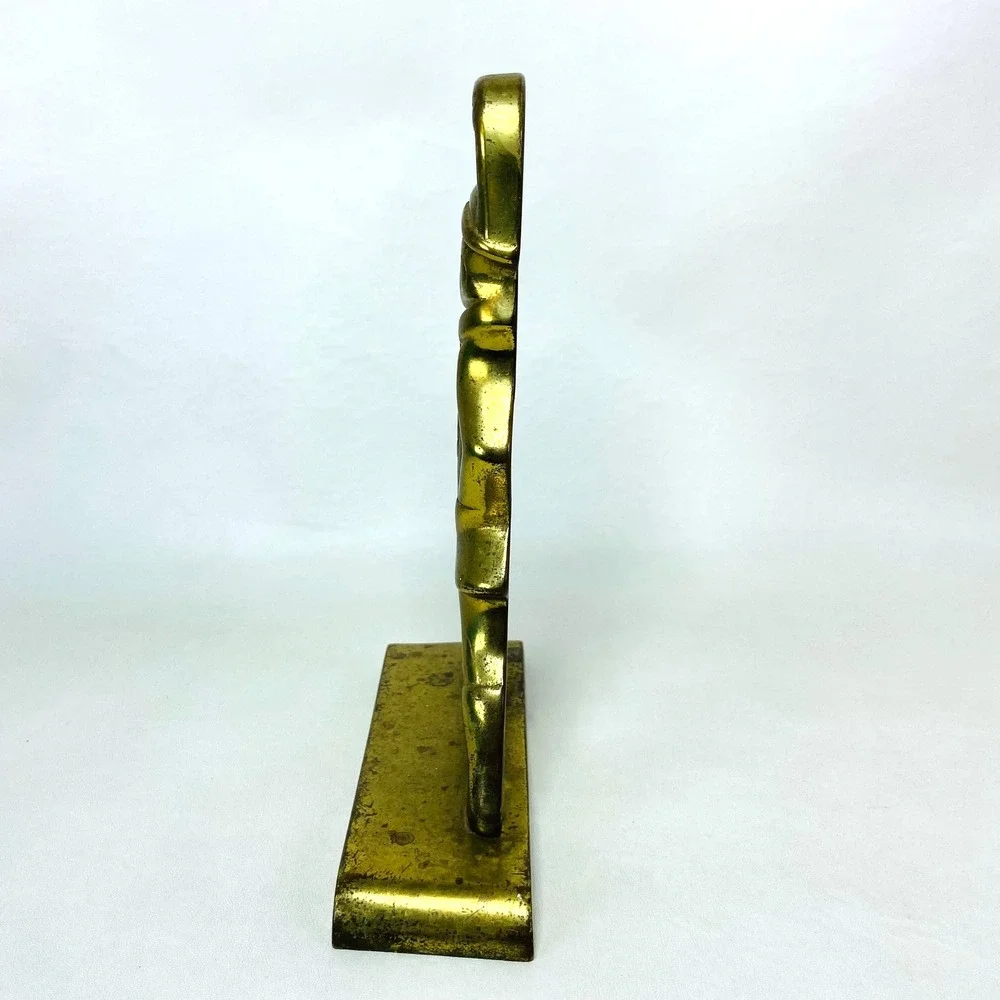 VTG Virginia Metalcrafters Hessian Soldier Heavy Brass Doorstop Williamsburg VMC